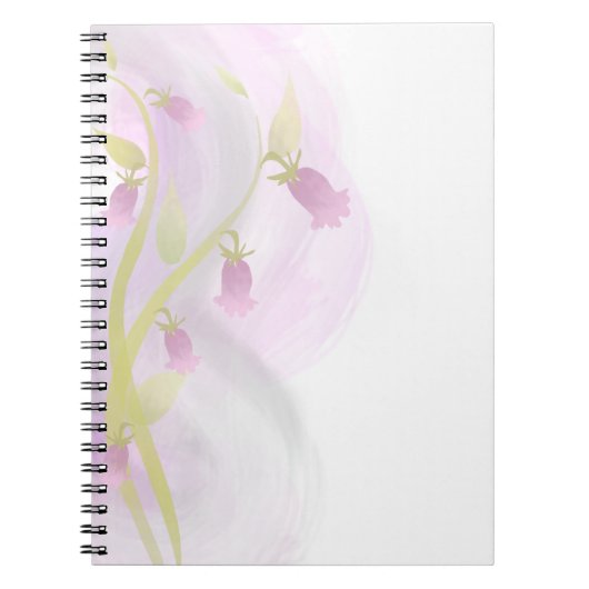 Pellrosa Watercolor Wash Notizblock (Vorderseite)