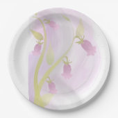 Pellrosa Watercolor Wash Paper Plate Pappteller (Vorderseite)