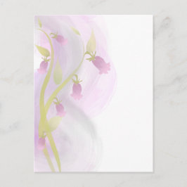 Pellrosa Watercolor Wash Postkarte