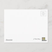 Pellrosa Watercolor Wash Postkarte (Rückseite)