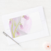 Pellrosa Watercolor Wash Rechteckiger Aufkleber (Umschlag)