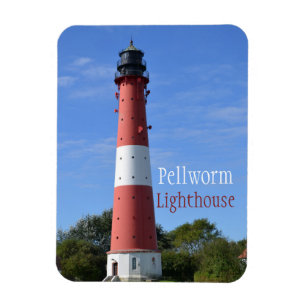 Pellworm Lighthouse, Pellworm Island, Deutschland Magnet
