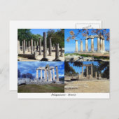 Peloponnes - Griechenland Postkarte (Vorne/Hinten)