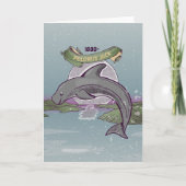 Pelorus Jack Neuseeland Dolphin Karte (Vorderseite)
