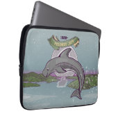 Pelorus Jack Neuseeland Dolphin Laptopschutzhülle (Vorne Rechts)