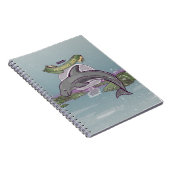 Pelorus Jack Neuseeland Dolphin Notizblock (Rechte Seite)