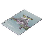 Pelorus Jack Neuseeland Dolphin Notizblock (Linke Seite)