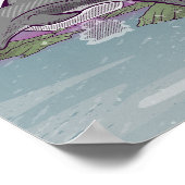 Pelorus Jack Neuseeland Dolphin Poster (Ecke)