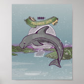 Pelorus Jack Neuseeland Dolphin Poster (Vorne)