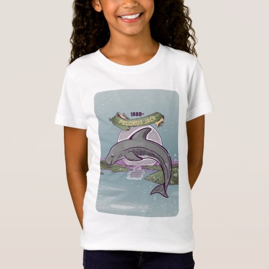 Pelorus Jack Neuseeland Dolphin T-Shirt (Vorderseite)