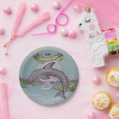 Pelorus Jack Risso-Dolphin Pappteller (Party)