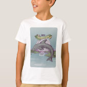 Pelorus Jack Risso-Dolphin T-Shirt (Vorderseite)