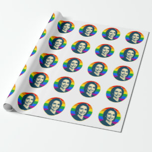 PELOSI LGBT-ABZEICHEN GESCHENKPAPIER
