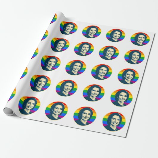 PELOSI LGBT-ABZEICHEN GESCHENKPAPIER (Ungerollt)