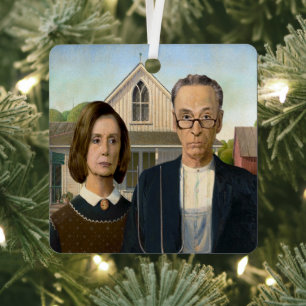 Pelosi und Schumer Weihnachtsornament