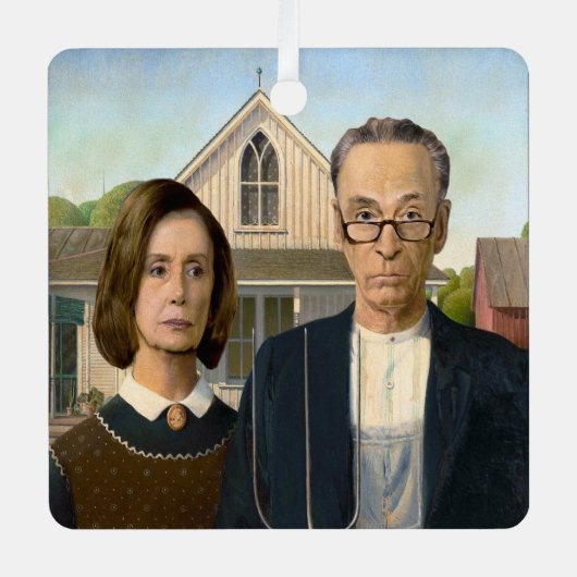 Pelosi und Schumer Weihnachtsschmuck (Vorderseite)