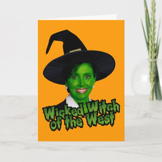 Pelosi: Wicked Witch of the West Karte (Vorderseite)