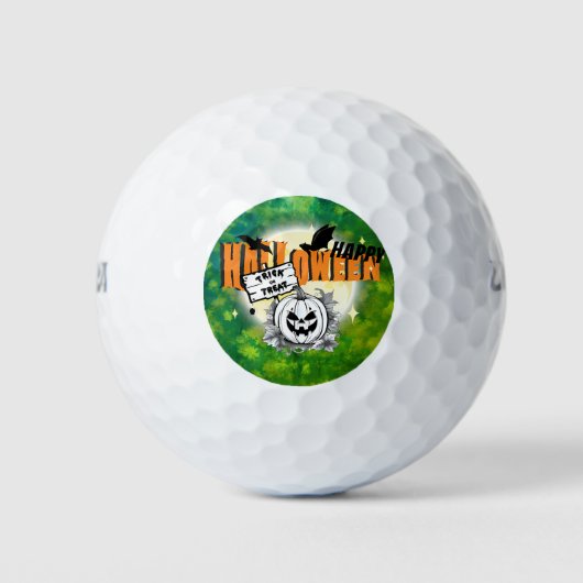 Pelotas de golf halloween golfball (Vorderseite)