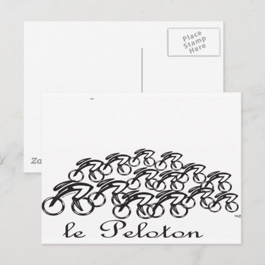 Peloton Postkarte (Vorne/Hinten)