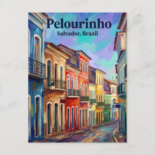 Pelourinho Brasilien Postkarte