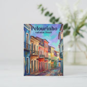 Pelourinho Brazil Postkarte (Stehend Vorderseite)