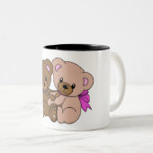 Peluche Zweifarbige Tasse (VorderseiteRechts)