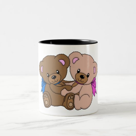 Peluche Zweifarbige Tasse (Mittel)