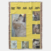 Pelz-Baby-Collage Decke (Vorderseite Vertikal)