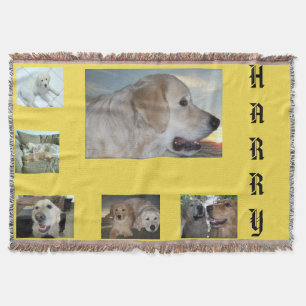 Pelz-Baby-Collage Decke