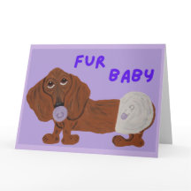 Pelz-Baby-Dachshund-Welpe