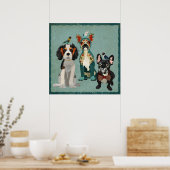 PELZ & FEDERN Kunst Poster (Küche)