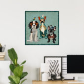 PELZ & FEDERN Kunst Poster (Heimbüro)