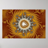 Pelz - Fraktal-Poster Poster (Vorne)