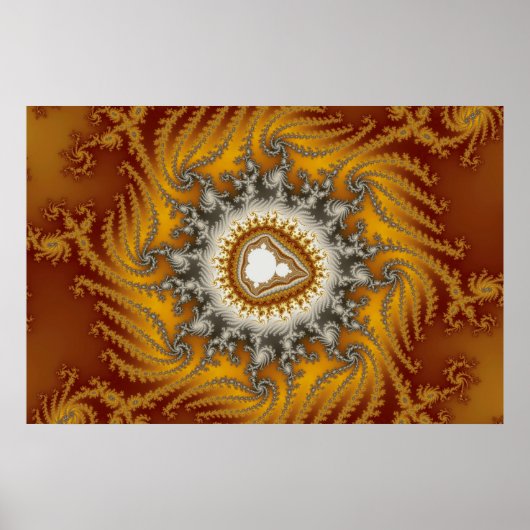 Pelz - Fraktal-Poster Poster (Vorne)