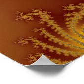 Pelz - Fraktal-Poster Poster (Ecke)