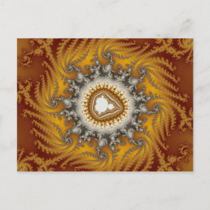 Pelz - Fraktal Postkarte