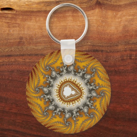 Pelz - Fraktal Schlüsselanhänger (Vorderseite)