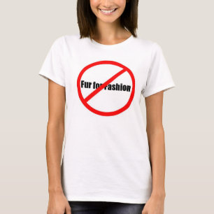 Pelz für Mode T-Shirt