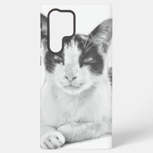 Pelz-Halfton Samsung Galaxy Hülle (Rückseite)