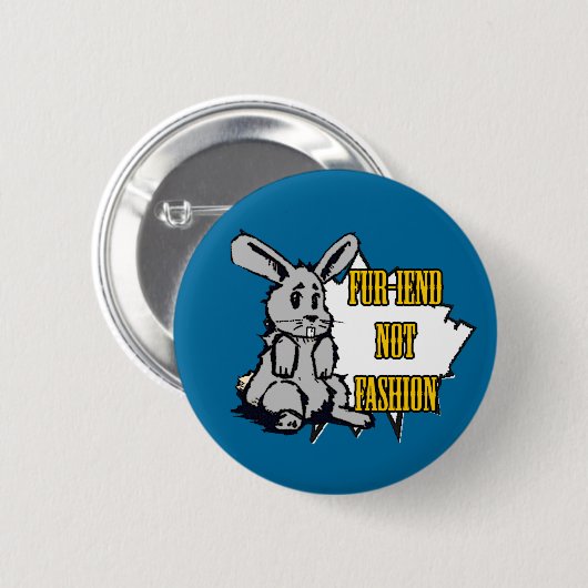 Pelz-iend Knopf Button (Vorne & Hinten)