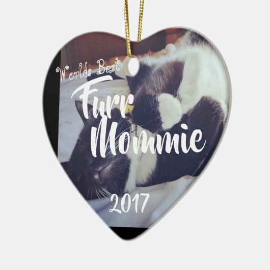 Pelz-Mama Keramikornament (Links)