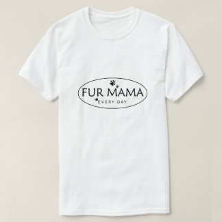 Pelz Mama Shirt, Hund Mama, Mama Paw, Katze Mama, T-Shirt