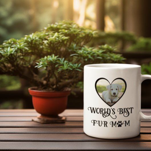Pelze Mama Hund Foto Kaffeetasse