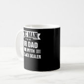 Pelze Vater Der Mann der Mythos Der Snack Händler  Kaffeetasse (Vorderseite Links)