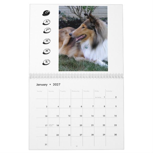 Pelzfamilie '09 kalender (Jan 2027)