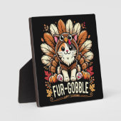 Pelzfisch - Niedlicher Erntedank Fotoplatte (Vorderseite)