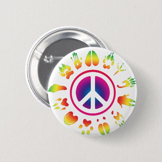 Pelzfrieden Button (Vorne & Hinten)