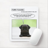 PelzFunnies Baby-Mopshund Mousepad (Mit Mouse)