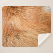 Pelzgewebe Sherpadecke (Vorderseite (Horizontal))