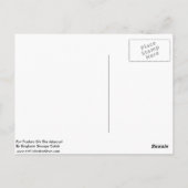 Pelzhändler auf dem Missouri Postkarte (Rückseite)
